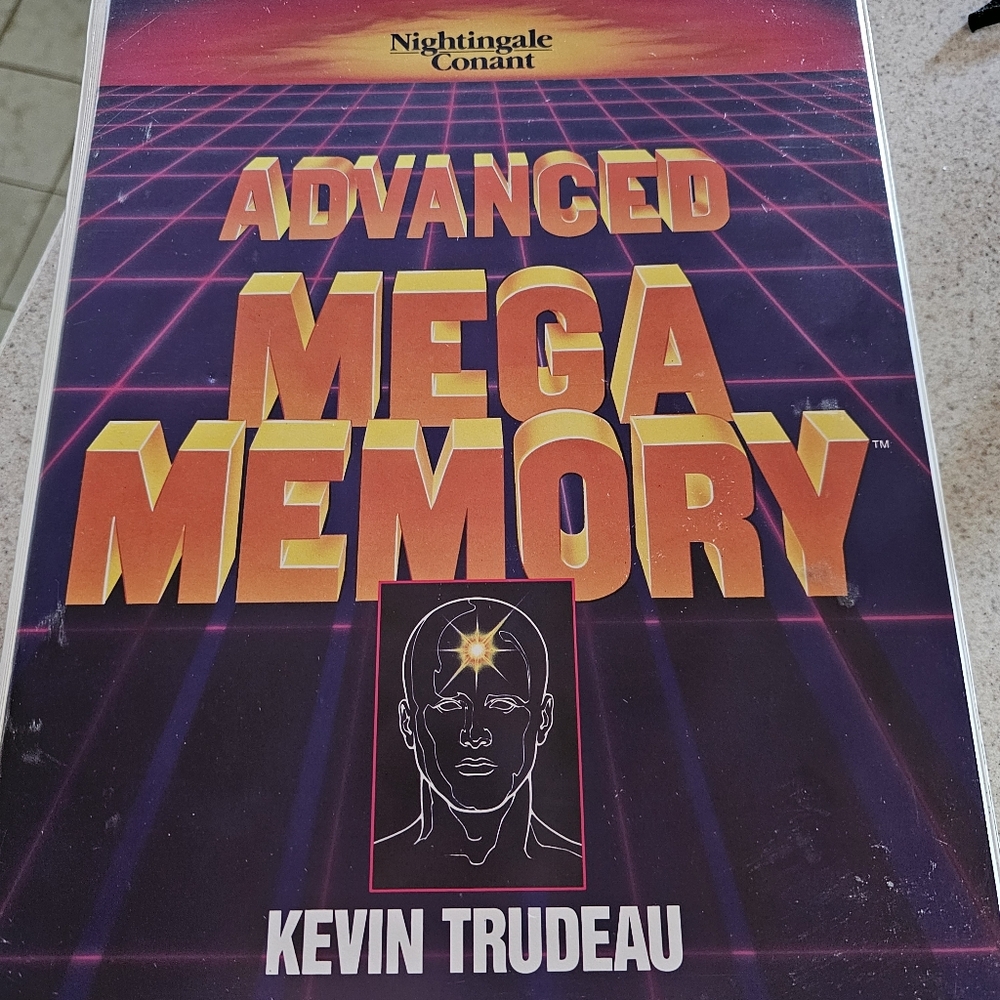 Advanced Mega Memory by Kevin Trudeau Boxed Set of Cassette Tapes, DVD, Workbook